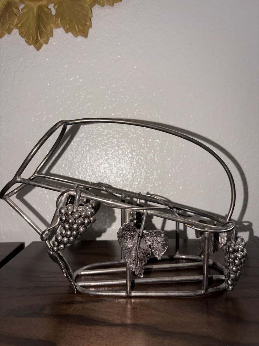 Godinger Silver Plated Grape Vine Wine Bottle Holder